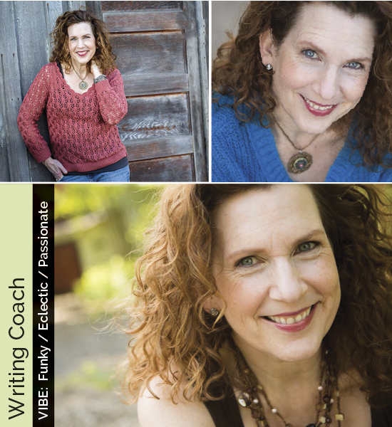 story-based headshots for writing coach - authentic, funky, beautiful, creative, inspiring, eclectic, passionate, bohemian